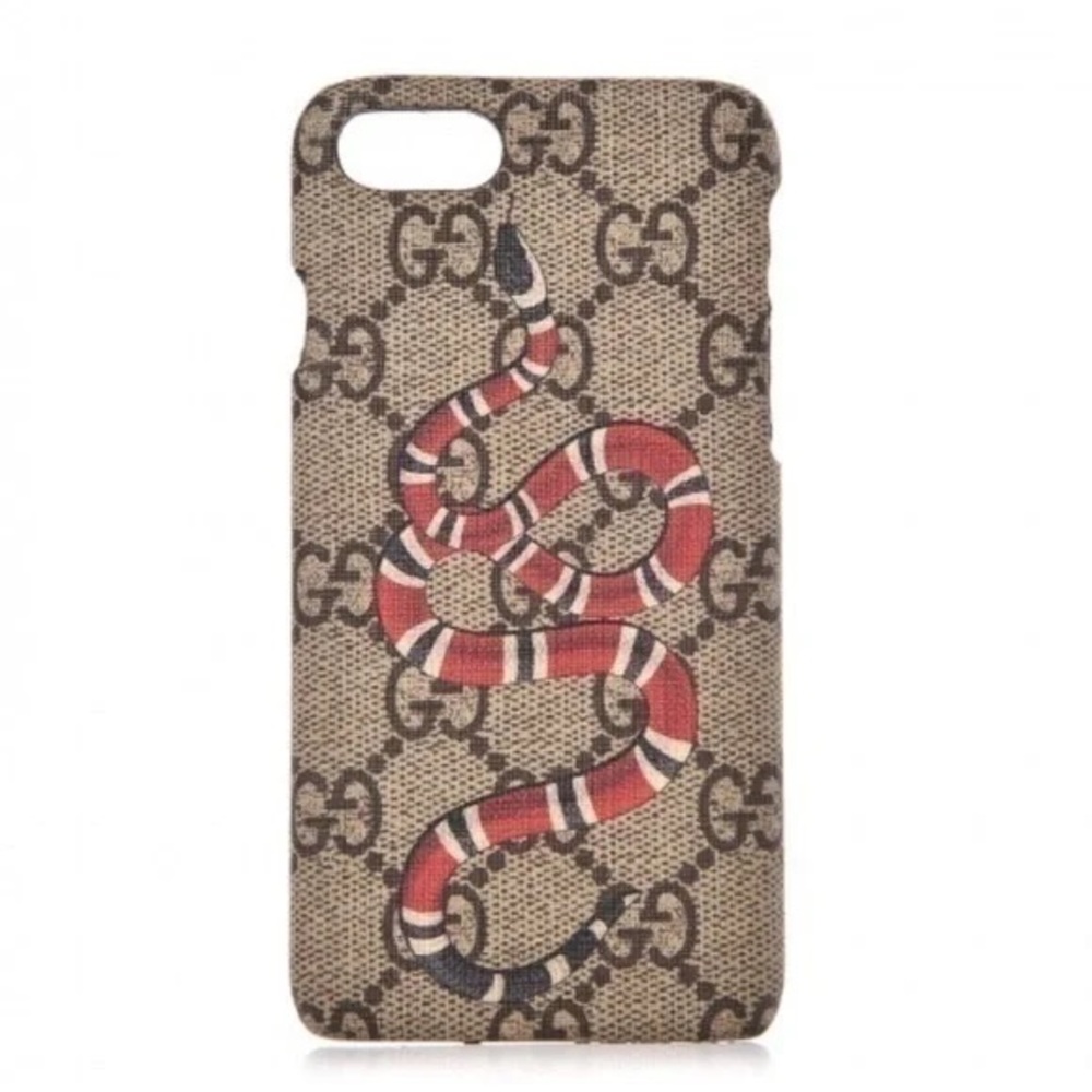 New Gucci Supreme Monogram Kingsnake iPhone 7 Case Cover, New in Box,